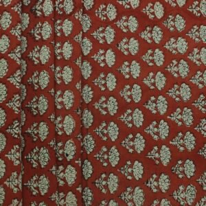 Ethnic Handblock Printed Chanderi Fabric for Dressmaking Ethnic Handblock Printed Chanderi Fabric for Dressmaking