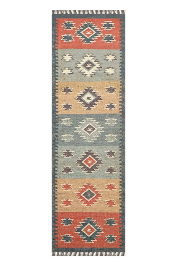 Soft Natural Wool Jute Floor Durry