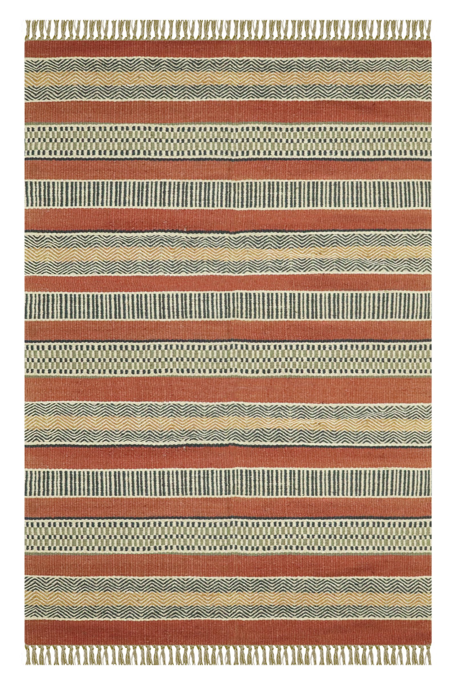 Natural Fiber Wool Jute Durry Carpet