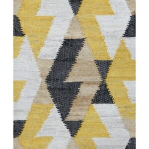 Premium Contemporary Rectangle Wool Jute Durry for Balcony Premium Contemporary Rectangle Wool Jute Durry for Balcony
