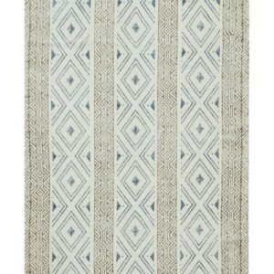Handwoven Block Printed Cotton Durry Handwoven Block Printed Cotton Durry