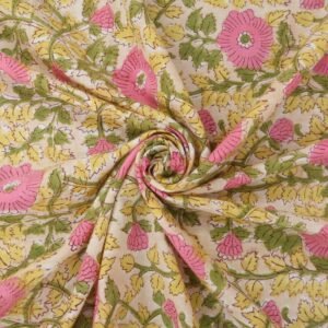 Paisley Handblock Printed Silk Fabric for Dupattas Paisley Handblock Printed Silk Fabric for Dupattas