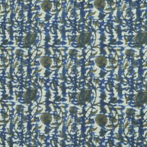 Geometric Handblock Printed Linen Fabric for Shirts Geometric Handblock Printed Linen Fabric for Shirts