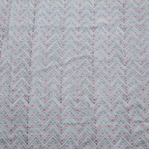Abstract Handblock Printed Cambric Fabric for Bedsheets Abstract Handblock Printed Cambric Fabric for Bedsheets