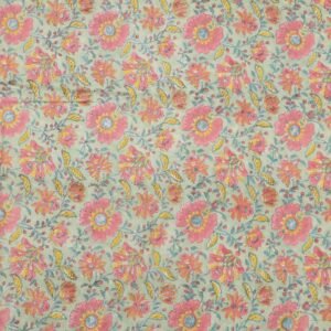 Indigo Handblock Printed Khadi Fabric for Fashion Indigo Handblock Printed Khadi Fabric for Fashion