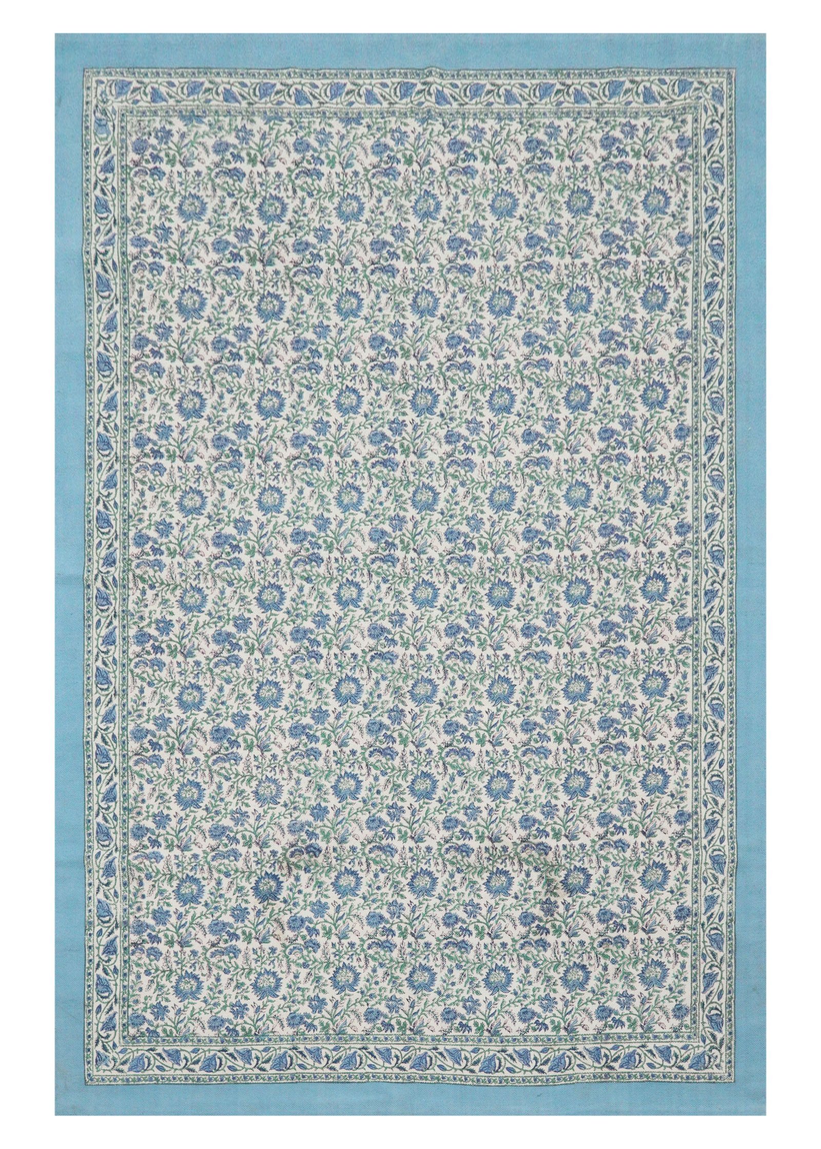 Artistic Block Printed Cotton Durry