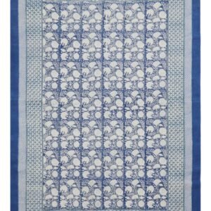 Elegant Block Printed Cotton Rug Elegant Block Printed Cotton Rug