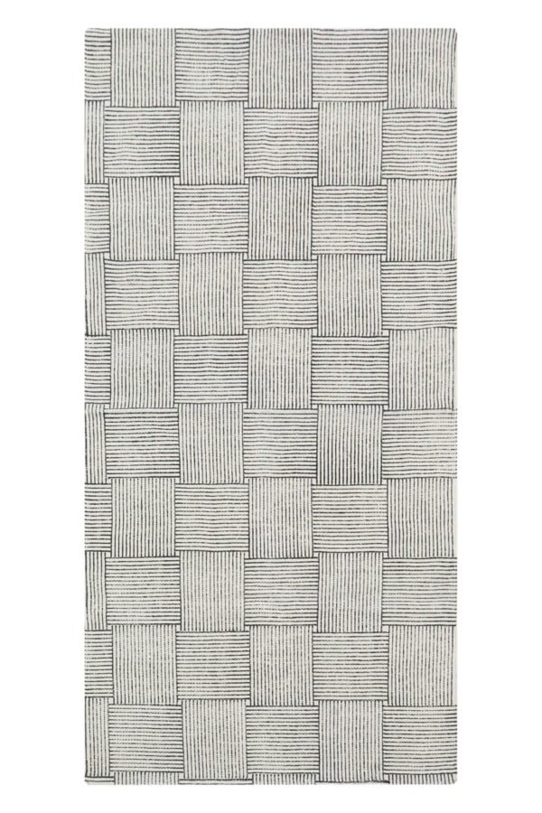 Handmade Block Print Cotton Floor Mat
