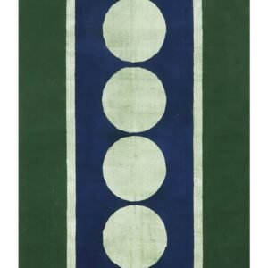 インドの敷物 草木染めコットンダリー リビングマットサイズ 約 幾何学 プレゼント アジアン クリスマス ラグ インド綿 エスニック コットン - 120 X 180 CM