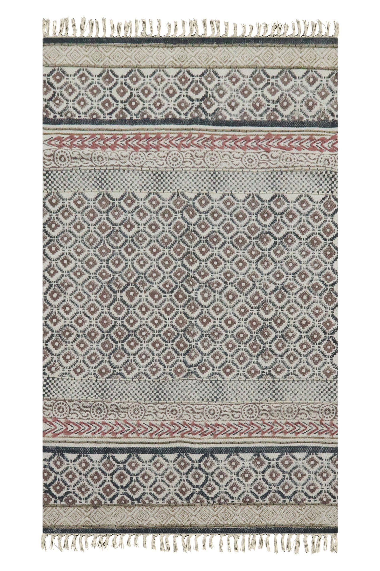 Cultural Heritage Block Printed Cotton Durry