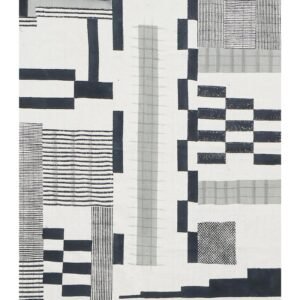 インドの敷物 草木染めコットンダリー リビングマットサイズ 約 幾何学 プレゼント アジアン クリスマス ラグ インド綿 エスニック コットン - 120 X 180 CM