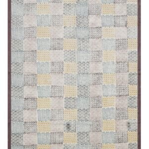 Indian Block Printed Cotton Area Rug