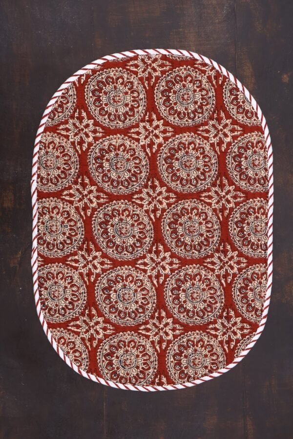 Handmade Cotton Handblock Print Mat