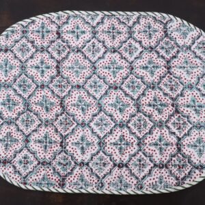 Traditional Handblock Printed Cotton Yoga Mat Traditional Handblock Printed Cotton Yoga Mat