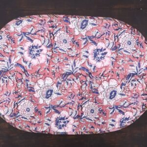 Stylish Handblock Print Cotton Kitchen Mat Stylish Handblock Print Cotton Kitchen Mat