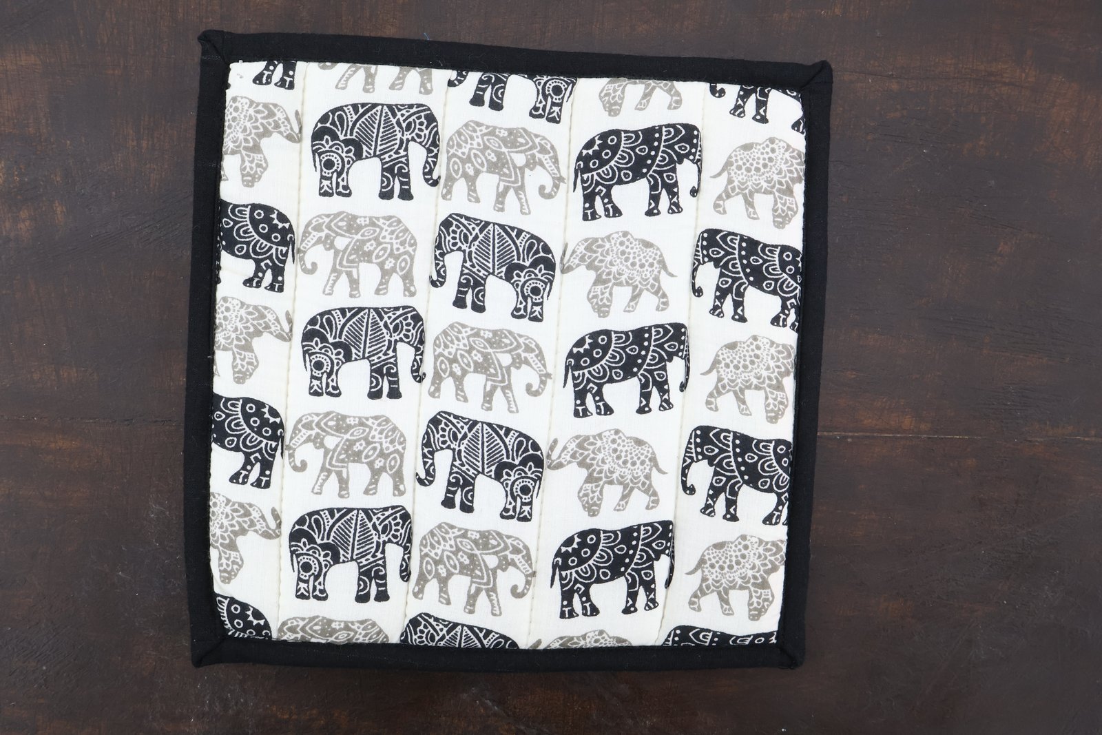 Elegant Handblock Printed Cotton Table Runner Mat