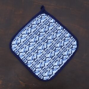 Rustic Style Handblock Print Cotton Floor Mat Rustic Style Handblock Print Cotton Floor Mat