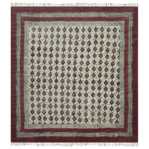 Artisan Block Print Cotton Durry Carpet Artisan Block Print Cotton Durry Carpet