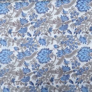 Vintage Inspired Handblock Printed Fabric for Home Decor Vintage Inspired Handblock Printed Fabric for Home Decor
