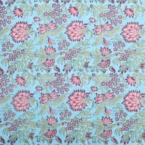 Artisan Handblock Print Fabric for Jackets