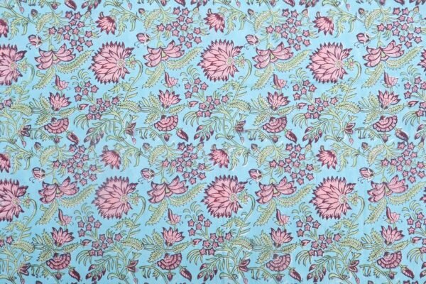 Artisan Handblock Print Fabric for Jackets