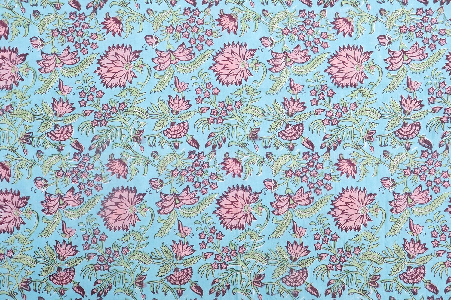 Artisan Handblock Print Fabric for Jackets