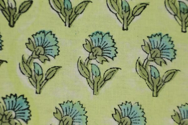 Handblock Printed Kalamkari Cotton Fabric