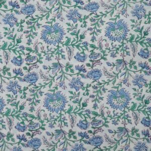 Traditional Handblock Printed Chanderi Fabric for Quilting Traditional Handblock Printed Chanderi Fabric for Quilting