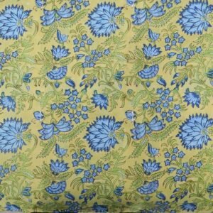 Geometric Handblock Printed Mulmul Fabric for Dupattas Geometric Handblock Printed Mulmul Fabric for Dupattas