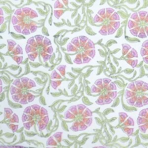 Abstract Handblock Printed Chanderi Fabric for Shirts Abstract Handblock Printed Chanderi Fabric for Shirts