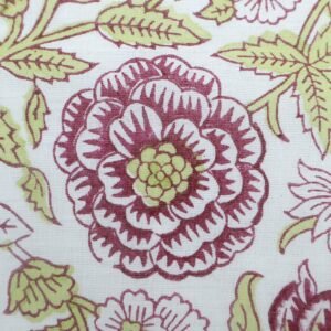 Traditional Handblock Printed Linen Fabric for Fashion Traditional Handblock Printed Linen Fabric for Fashion