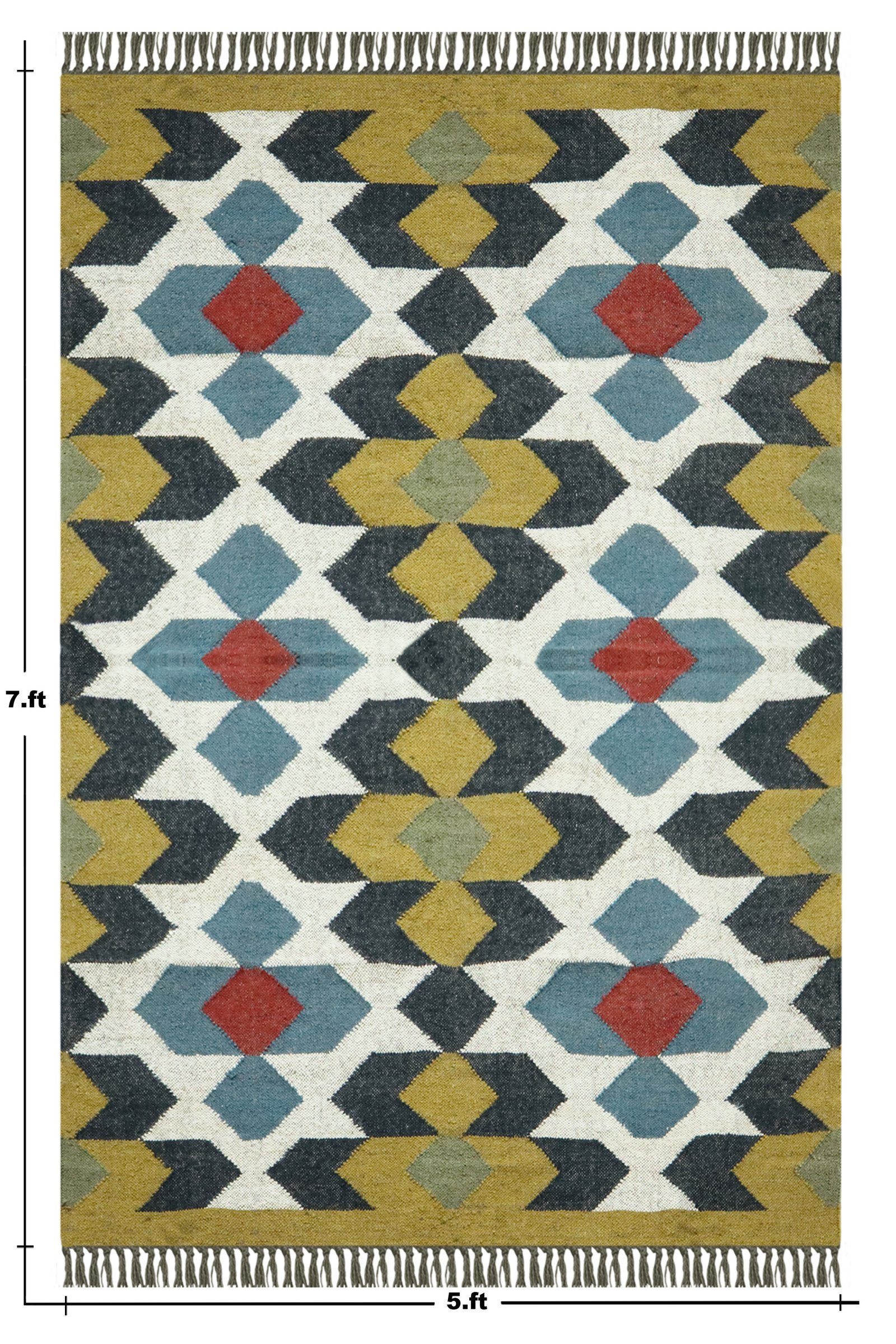 ハンドメイドジュートダリーマット - Image 2