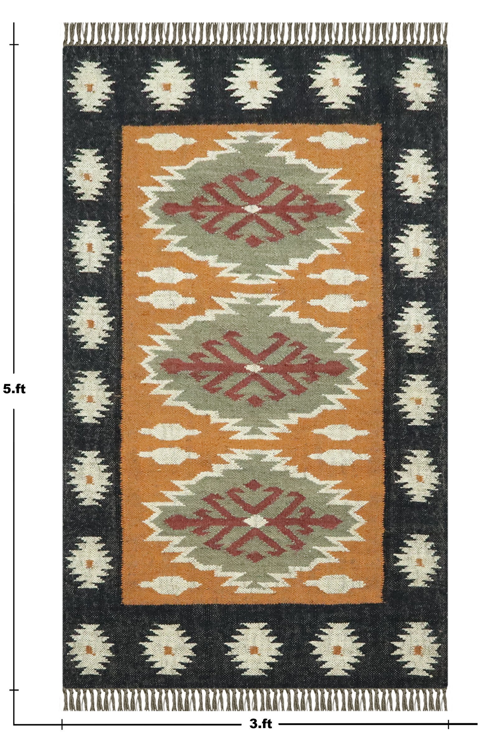 ハンドメイドジュートダリーマット - Image 2