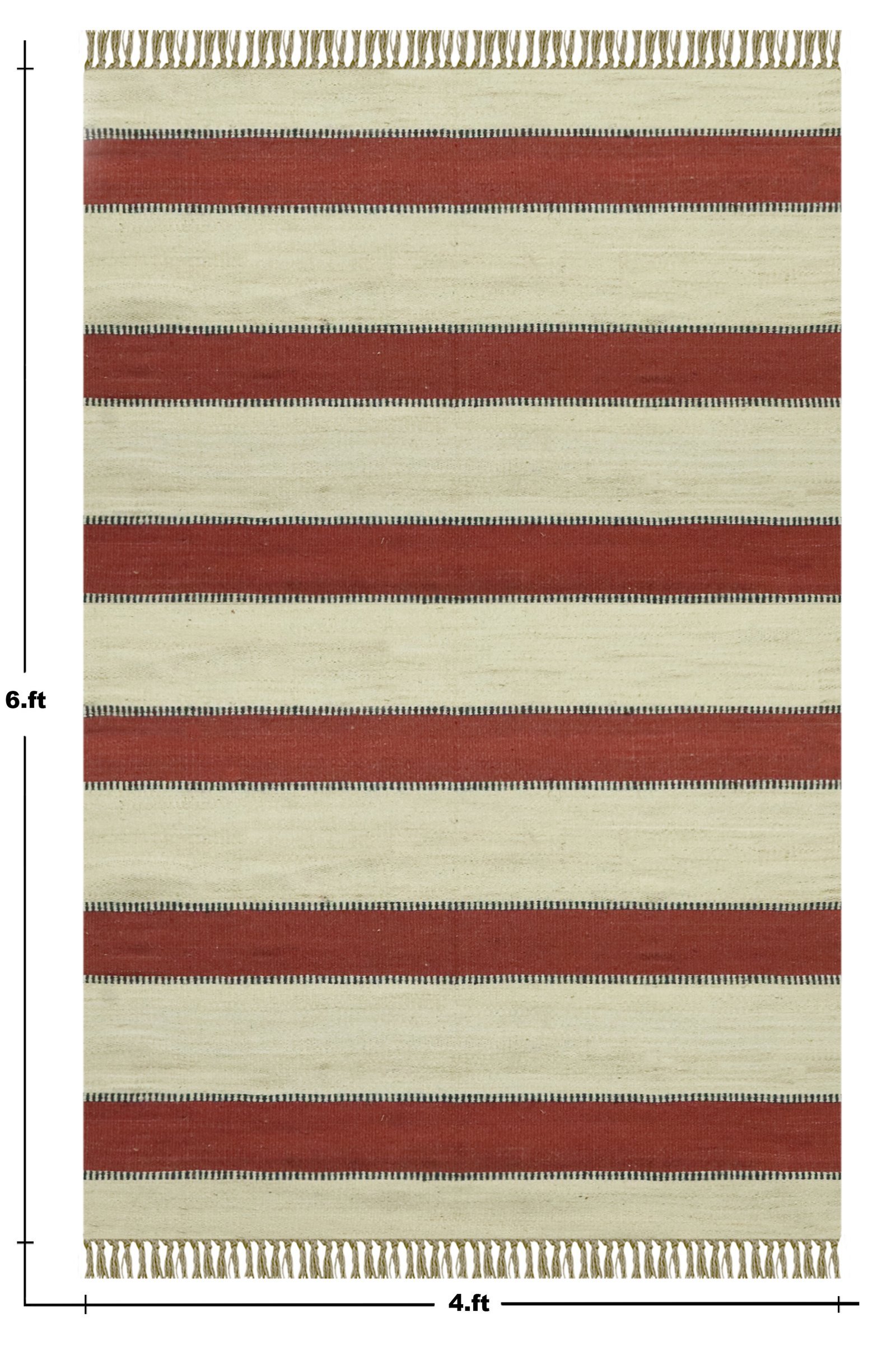 ハンドメイドジュートダリーマット - Image 2