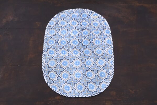 Ethnic Handblock Printed Cotton Floor Mat - Image 2