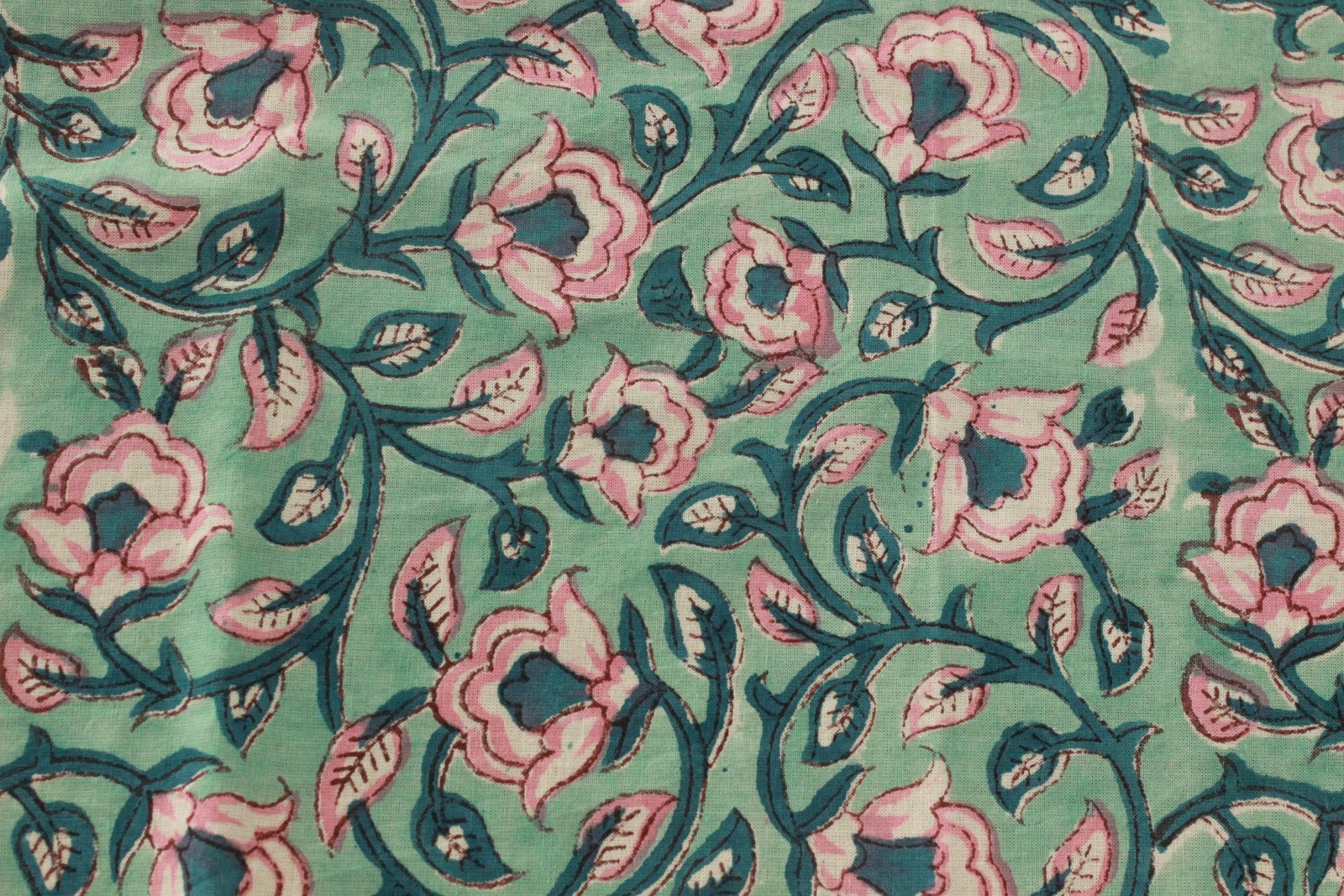 Traditional Handblock Printed Khadi Fabric for Shirts - Image 3