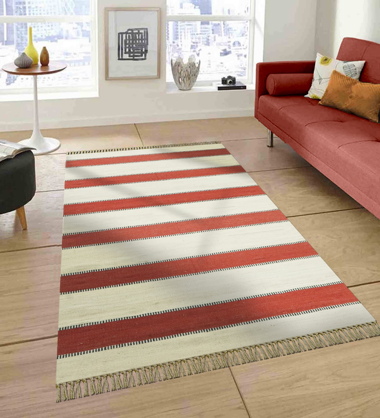 ハンドメイドジュートダリーマット - Image 3