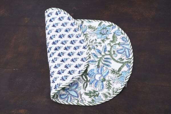 ランチマット フラワリーブロックプリント 家事用品 台所用品 - Image 3