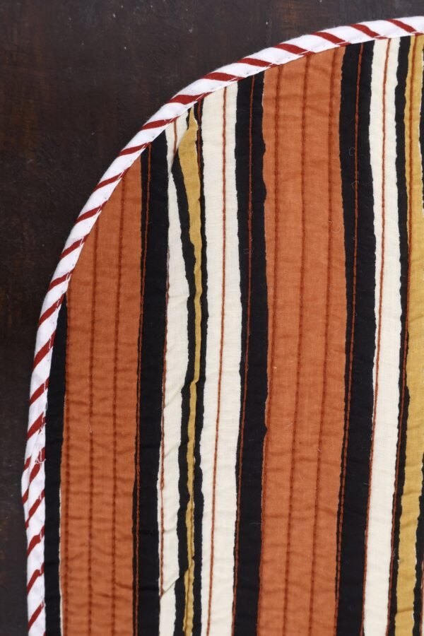 Handmade Cotton Handblock Print Mat - Image 3