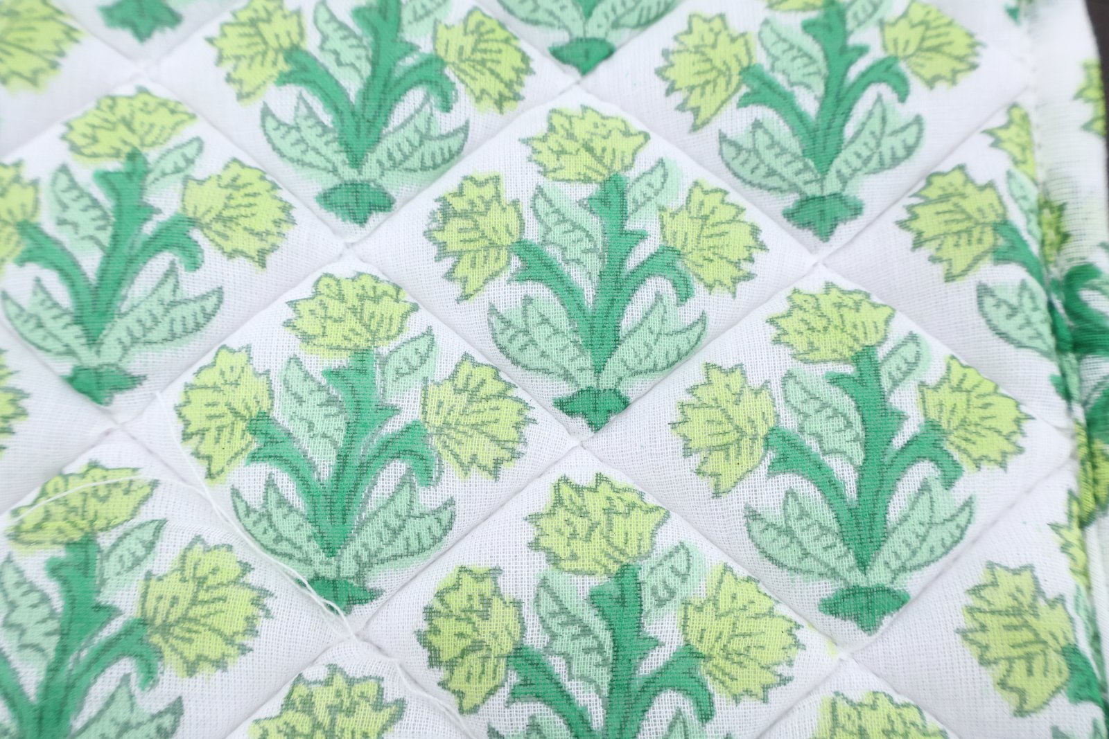 Durable Cotton Handblock Printed Carpet Mat - Image 3