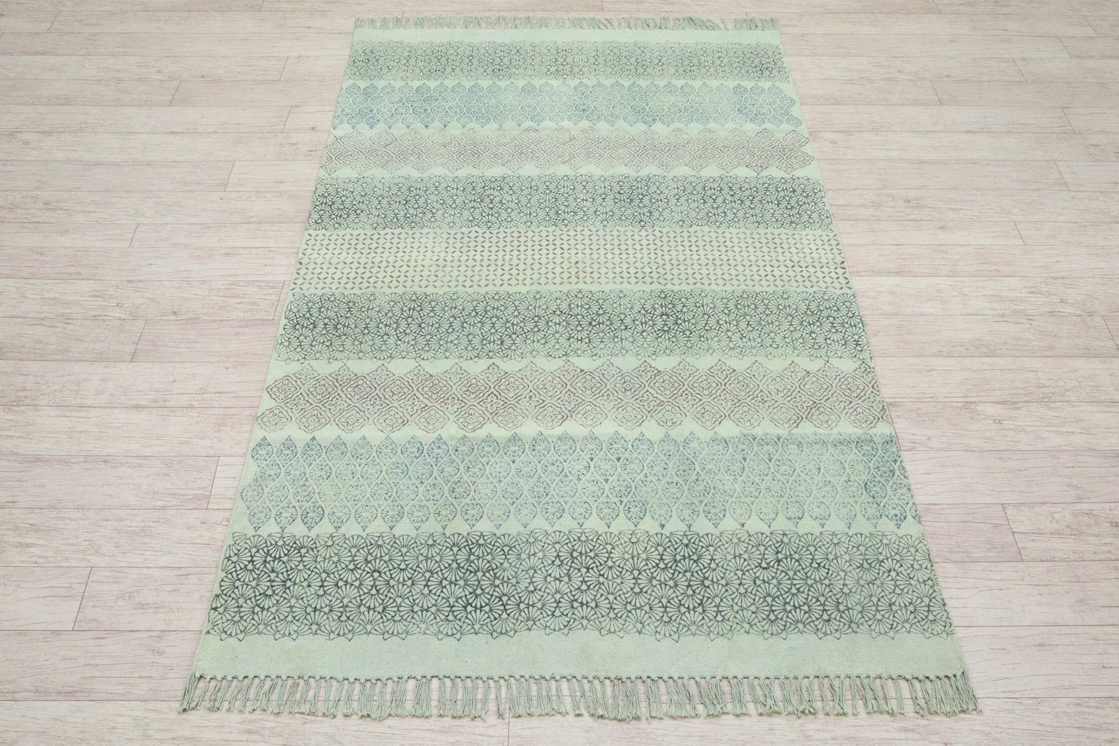 Authentic Block Print Cotton Durry Mat - Image 4