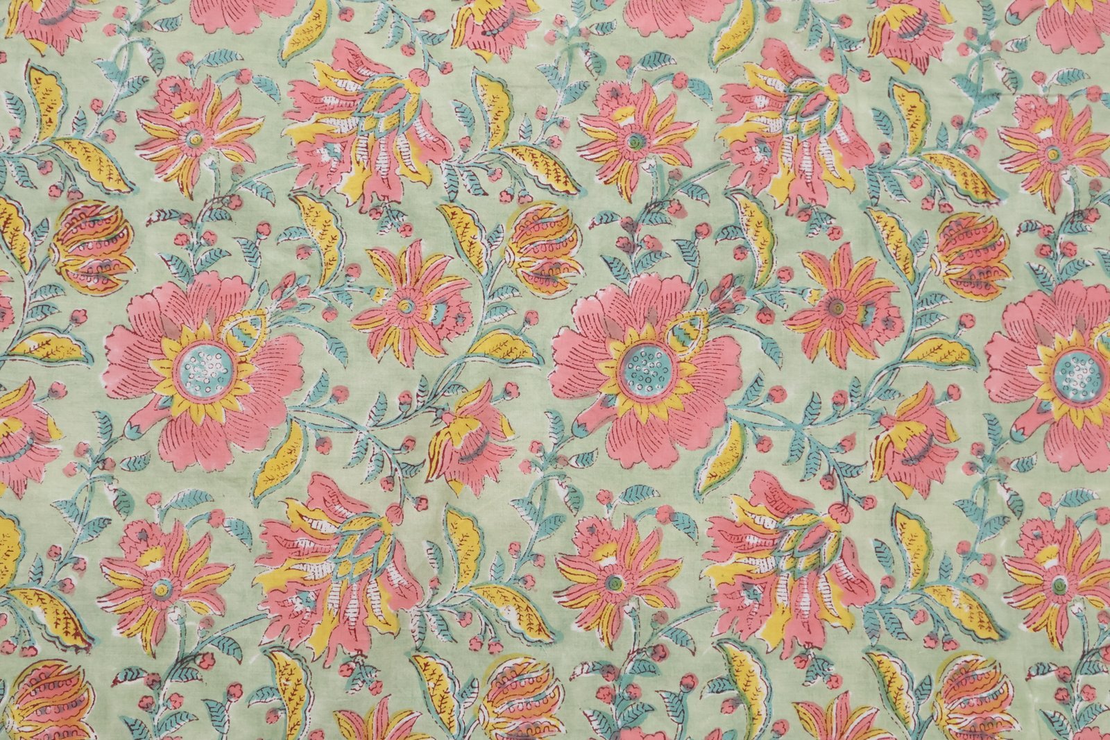 Indigo Handblock Printed Khadi Fabric for Fashion - Image 4