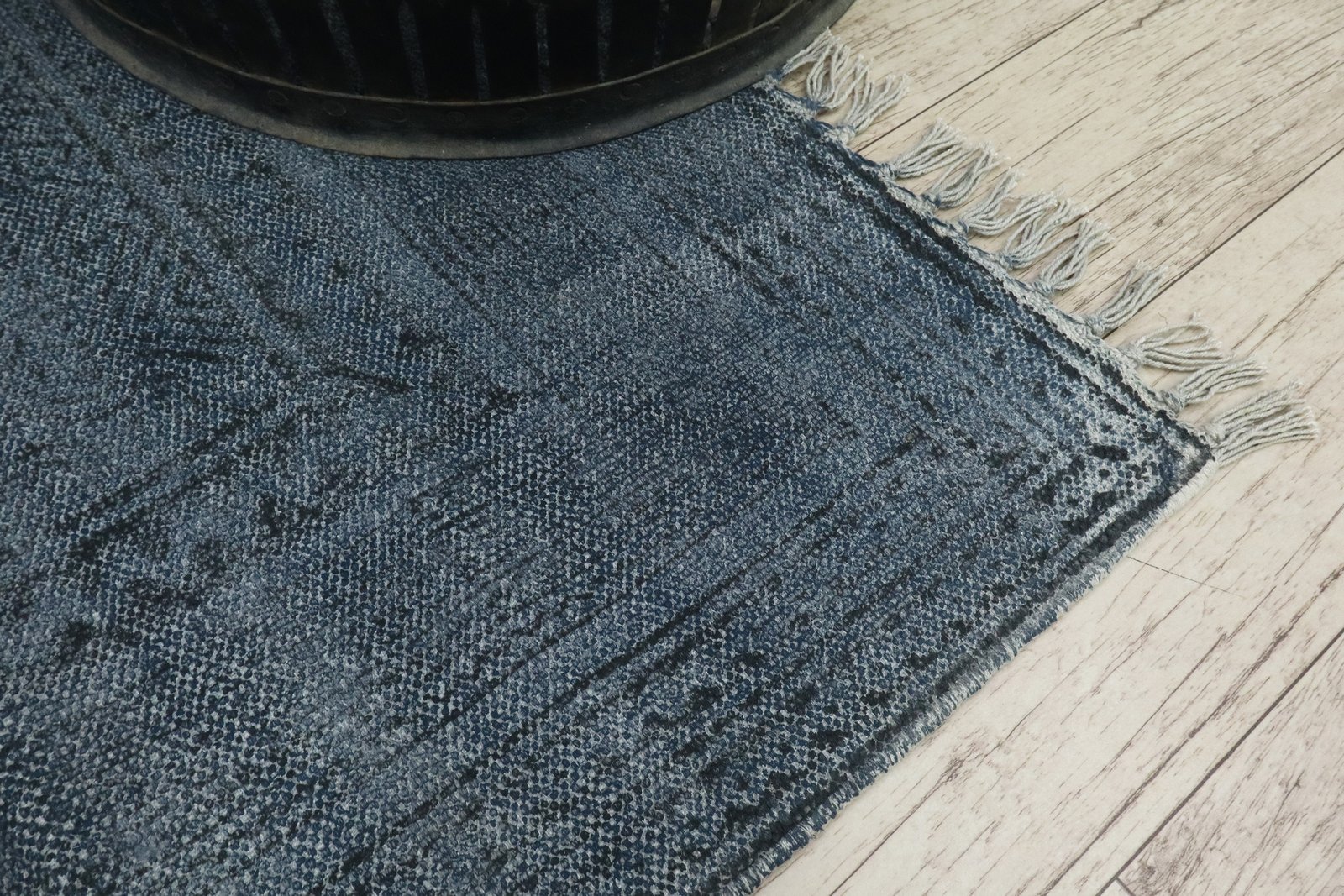 インドの敷物 草木染めコットンダリー リビングマットサイズ 約 幾何学 プレゼント アジアン クリスマス ラグ インド綿 エスニック コットン - 120 X 180 CM - Image 4