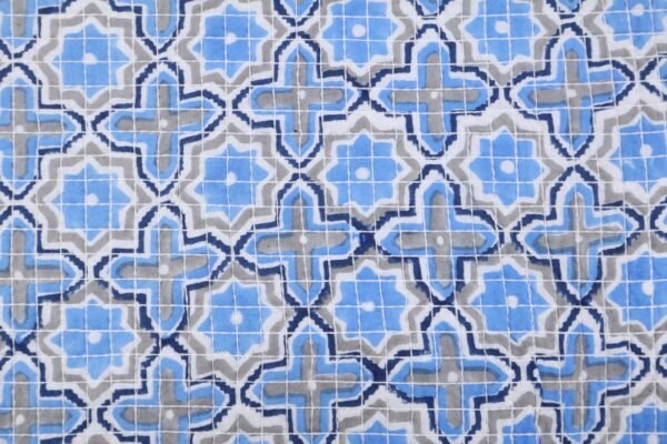 Ethnic Handblock Printed Cotton Floor Mat - Image 4