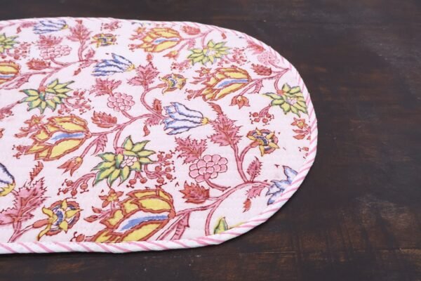 Soft Cotton Handblock Print Table Mat - Image 4