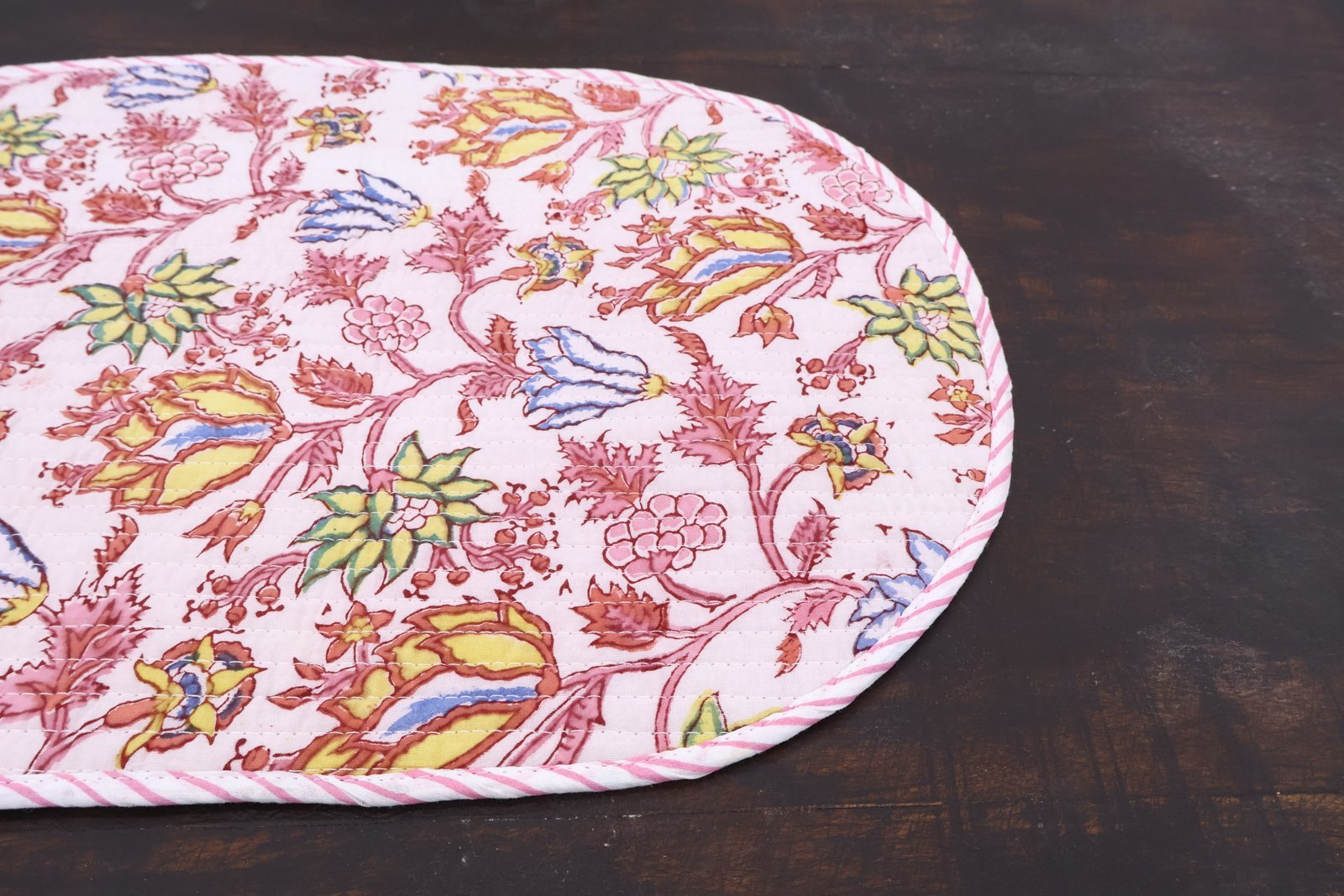 Soft Cotton Handblock Print Table Mat - Image 4