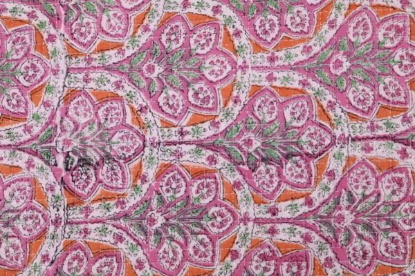 Artisan Handblock Print Cotton Mat - Image 4
