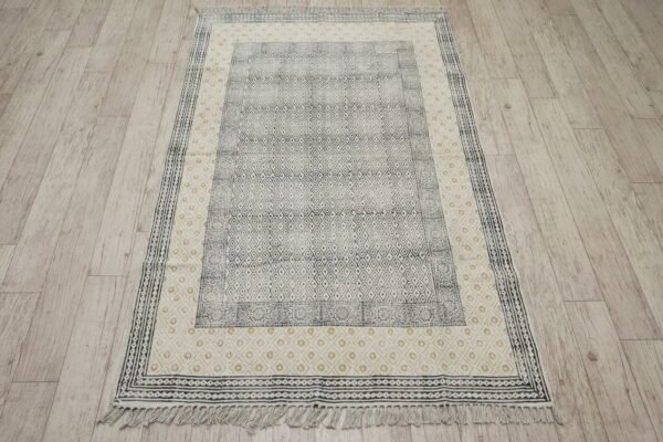 Soft Cotton Block Print Durry - Image 4