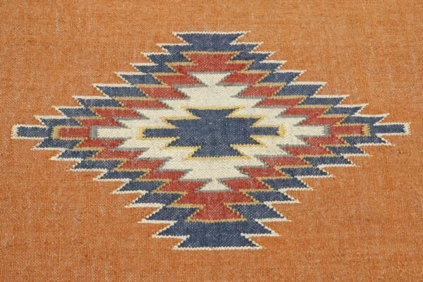 Soft Elegant Runner Wool Jute Durry for Study - Image 5