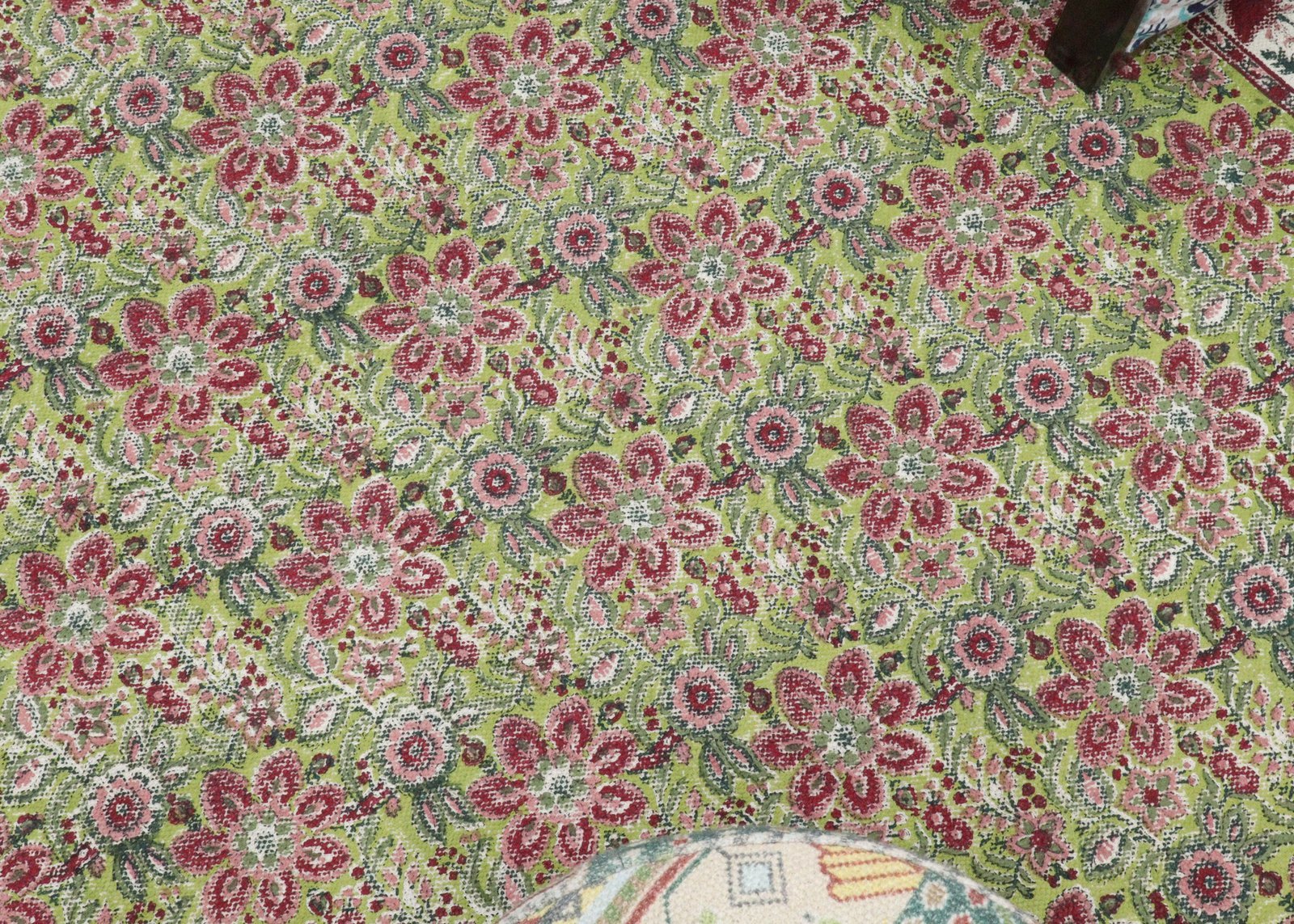 Pure Cotton Block Print Durry Carpet - Image 5